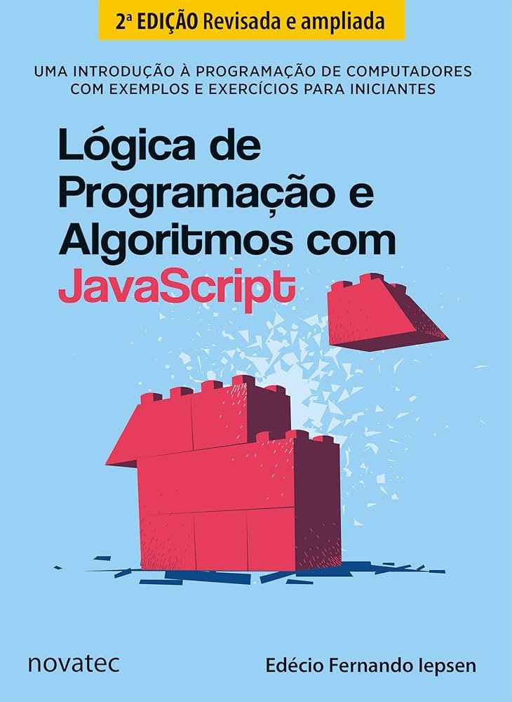 Capa do Livro: Lógica de Programação e Algoritmos com JavaScript