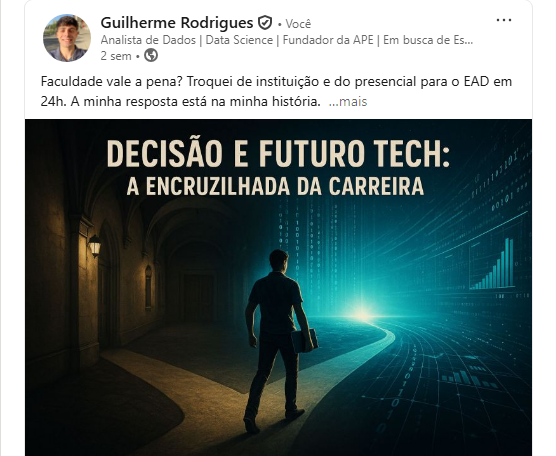 Capa do Post: 🤔 Faculdade vale a pena?
