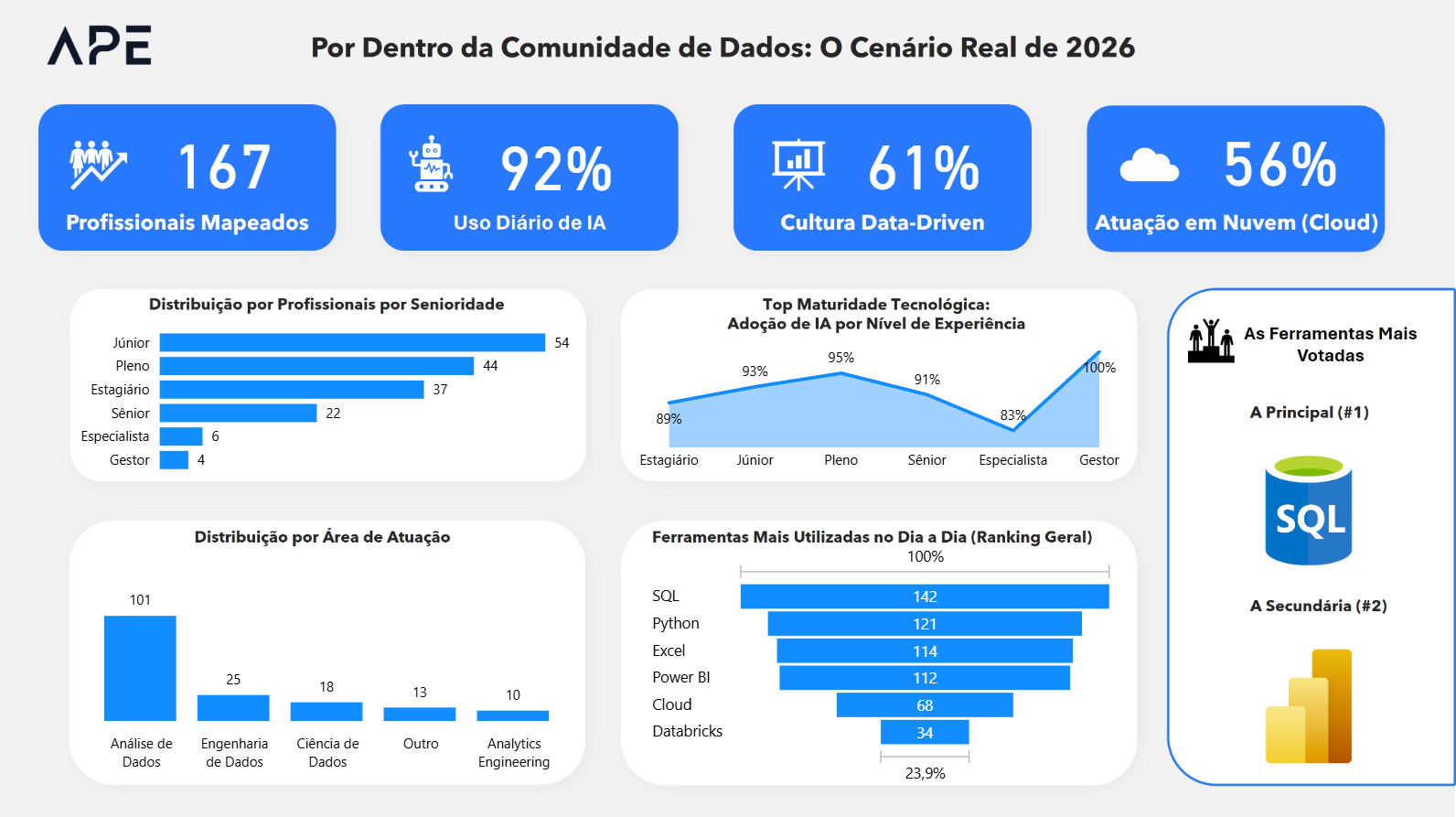 Dashboard Raio-X do Mercado de Dados